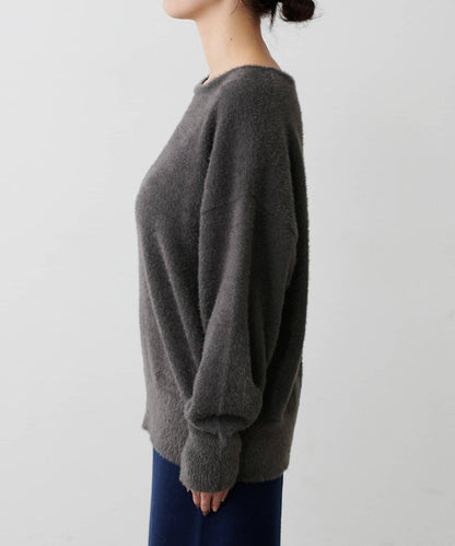 迷你羽毛柔軟針織套頭衫