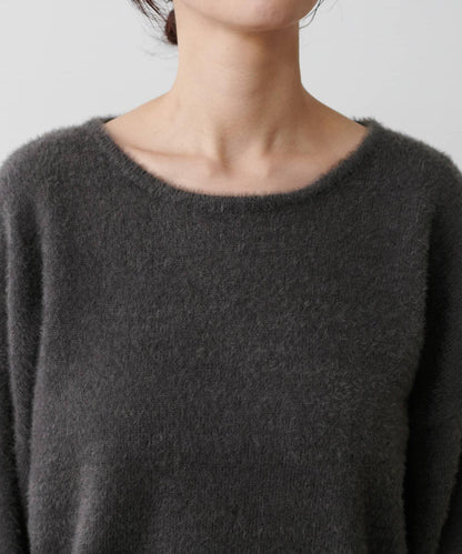 迷你羽毛柔軟針織套頭衫