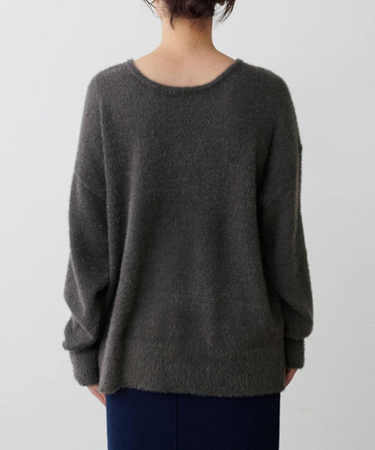 迷你羽毛柔軟針織套頭衫