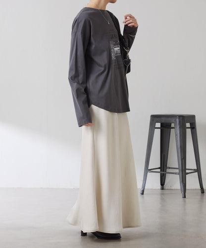 【大人長袖T恤】黑白照片印花長袖T恤