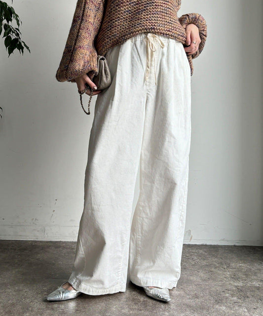 燈芯絨寬鬆休閒褲