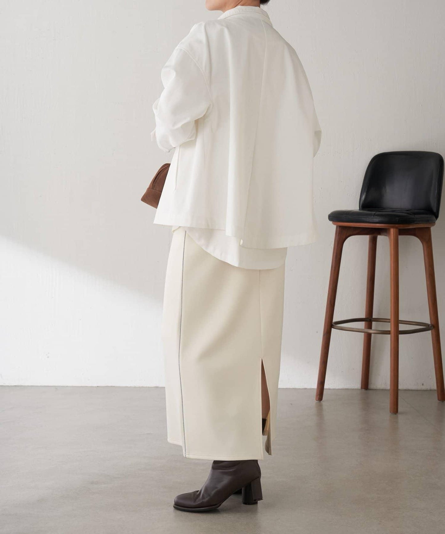 【大人長袖T恤】黑白照片印花長袖T恤