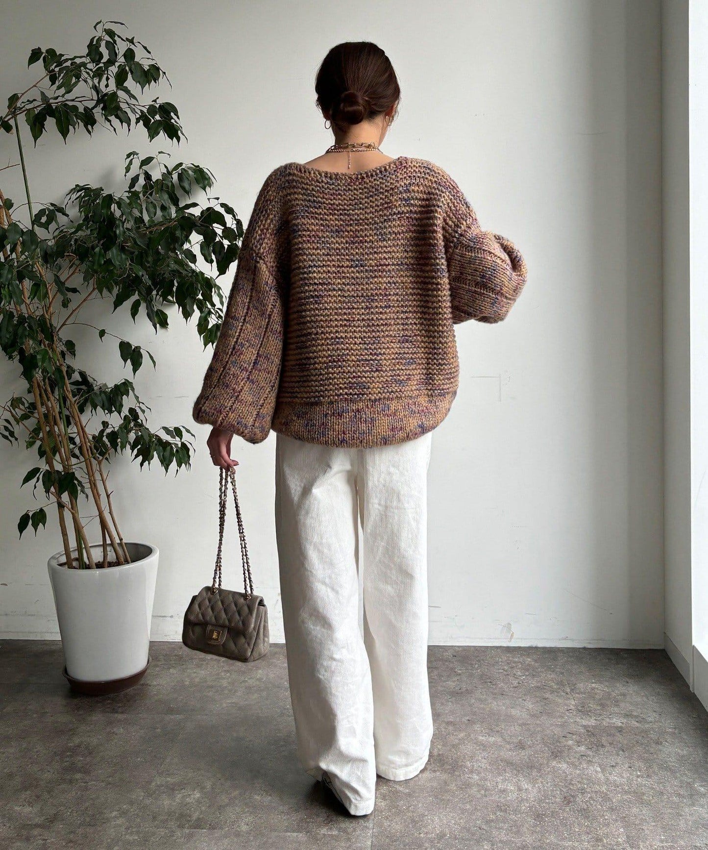 燈芯絨寬鬆休閒褲