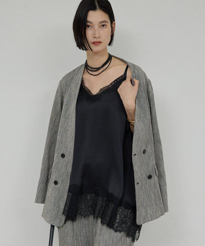 蕾絲吊帶長款上衣