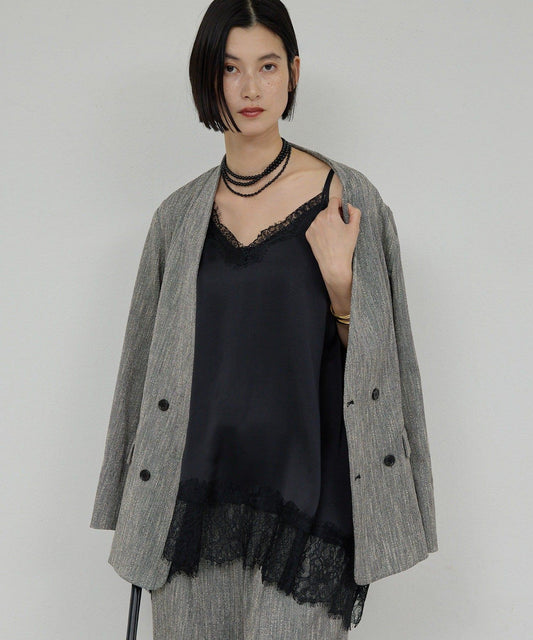 蕾絲吊帶長款上衣