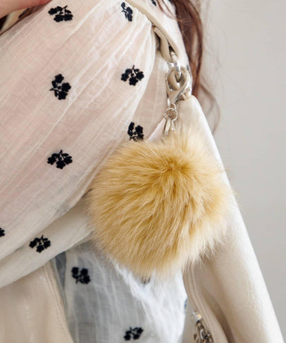 【5色可選】毛絨掛飾鑰匙扣