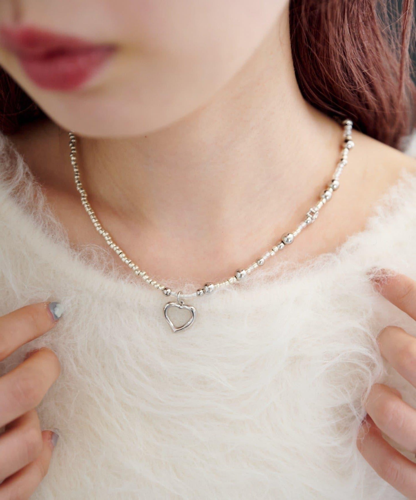 【fiw.】愛心珠子項鍊