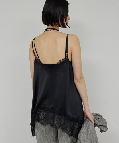 蕾絲吊帶長款上衣