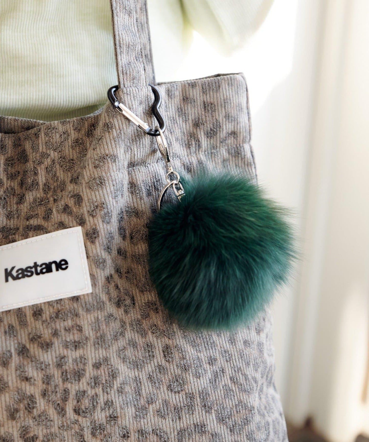 【5色可選】毛絨掛飾鑰匙扣