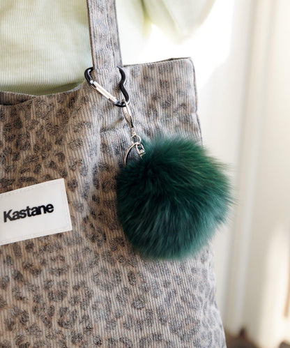 【5色可選】毛絨掛飾鑰匙扣