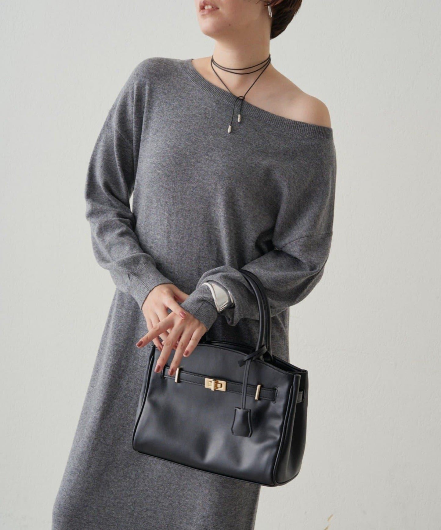 【Loungedress】羊毛羊絨針織連衣裙