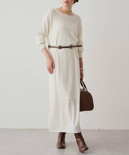 【Loungedress】羊毛羊絨針織連衣裙