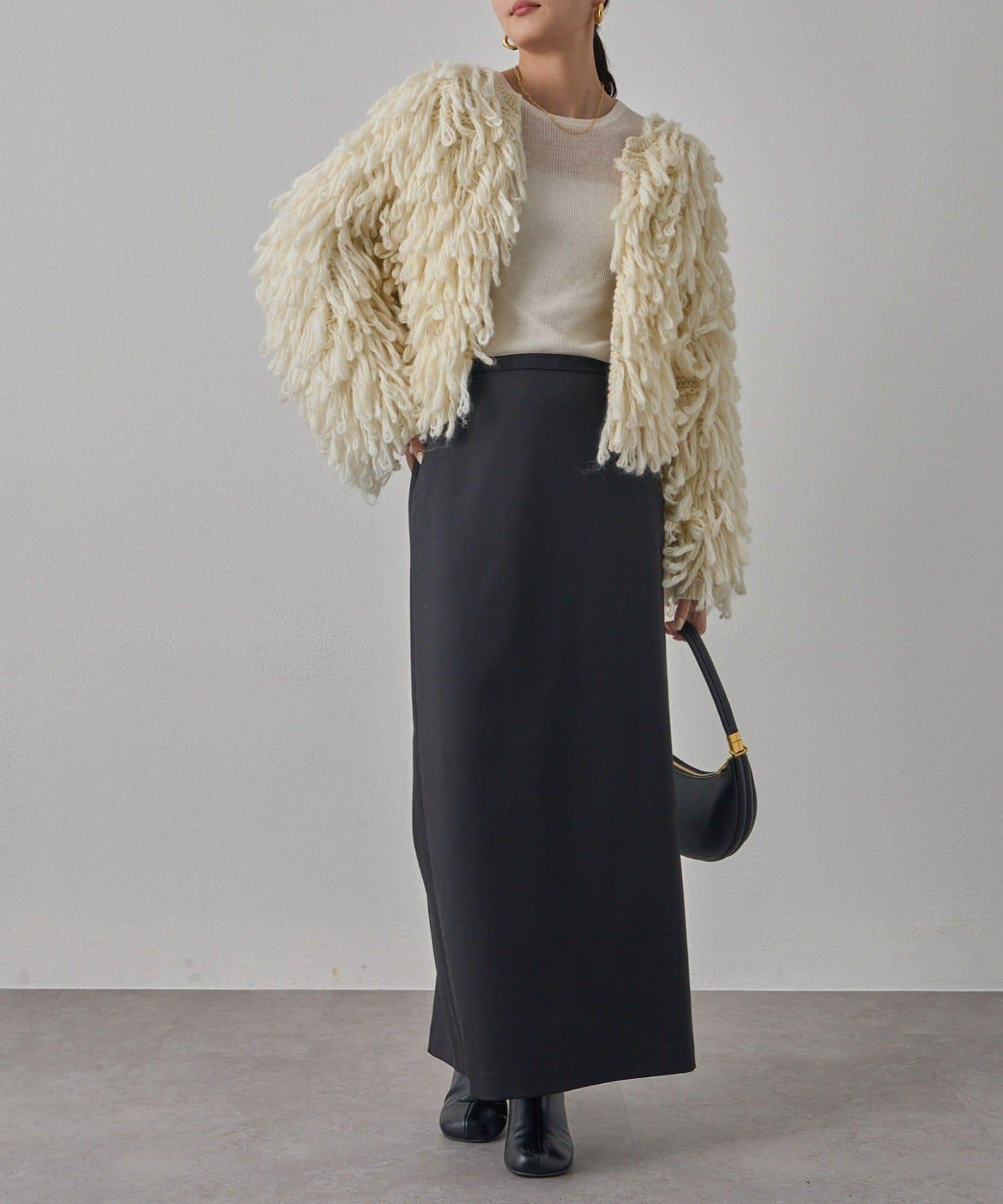 【Loungedress】流蘇針織大衣