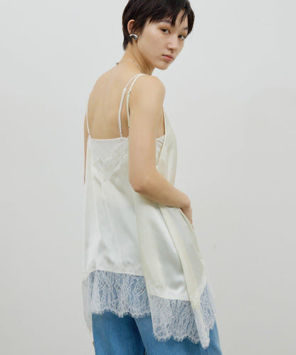 蕾絲吊帶長款上衣