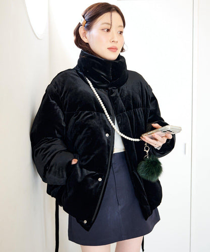 毛絨掛飾&珍珠單肩包套裝