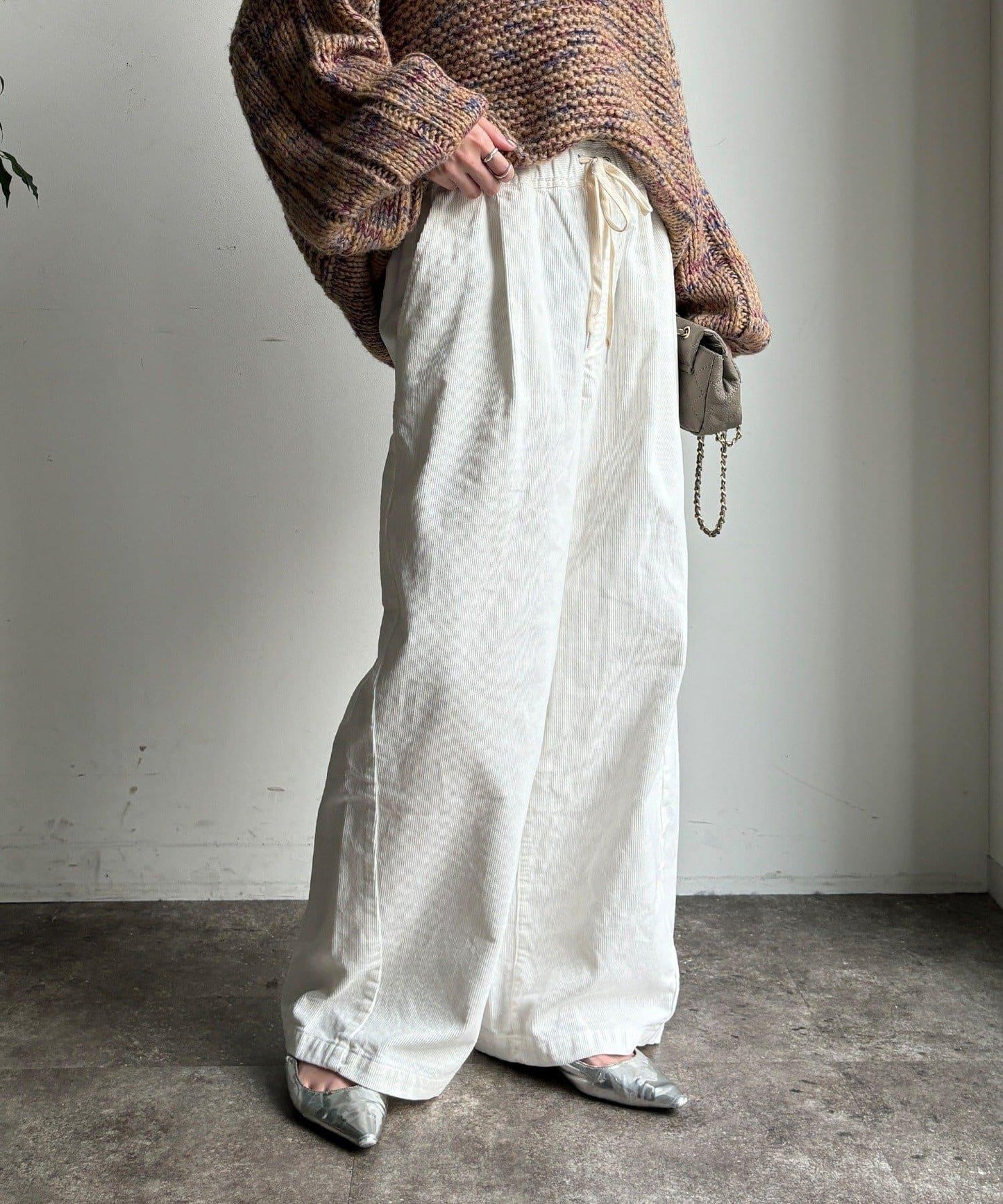 燈芯絨寬鬆休閒褲