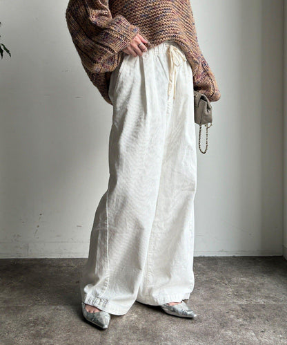 燈芯絨寬鬆休閒褲