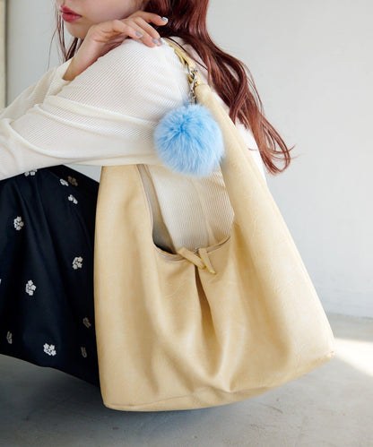 【5色可選】毛絨掛飾鑰匙扣