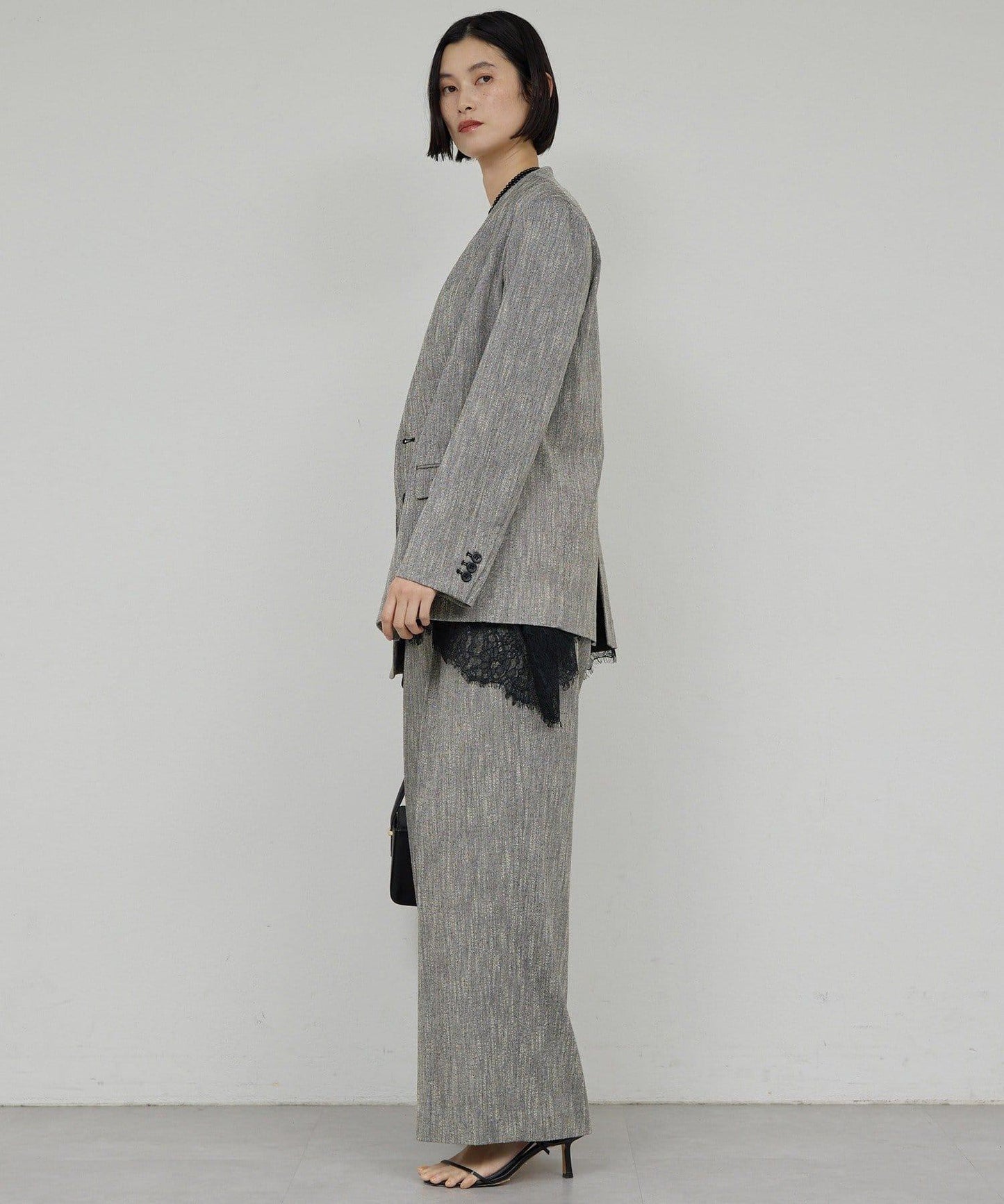 蕾絲吊帶長款上衣