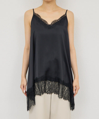 蕾絲吊帶長款上衣