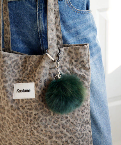 【5色可選】毛絨掛飾鑰匙扣