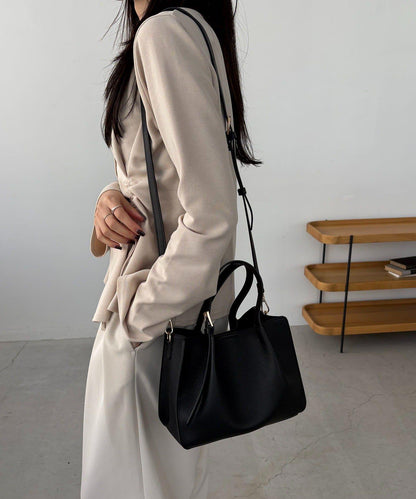 【迷你包SET】2件套褶皺手提包