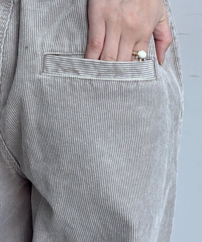 燈芯絨寬鬆休閒褲