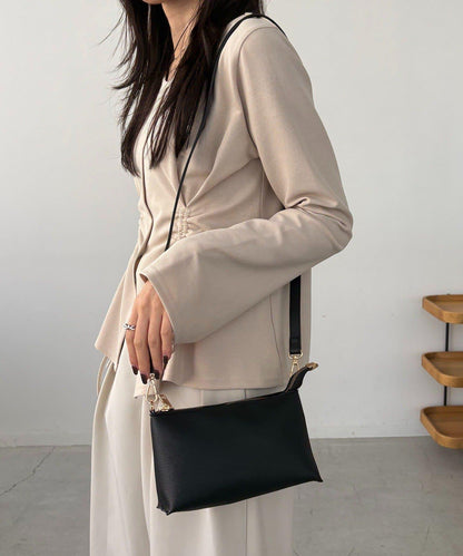 【迷你包SET】2件套褶皺手提包