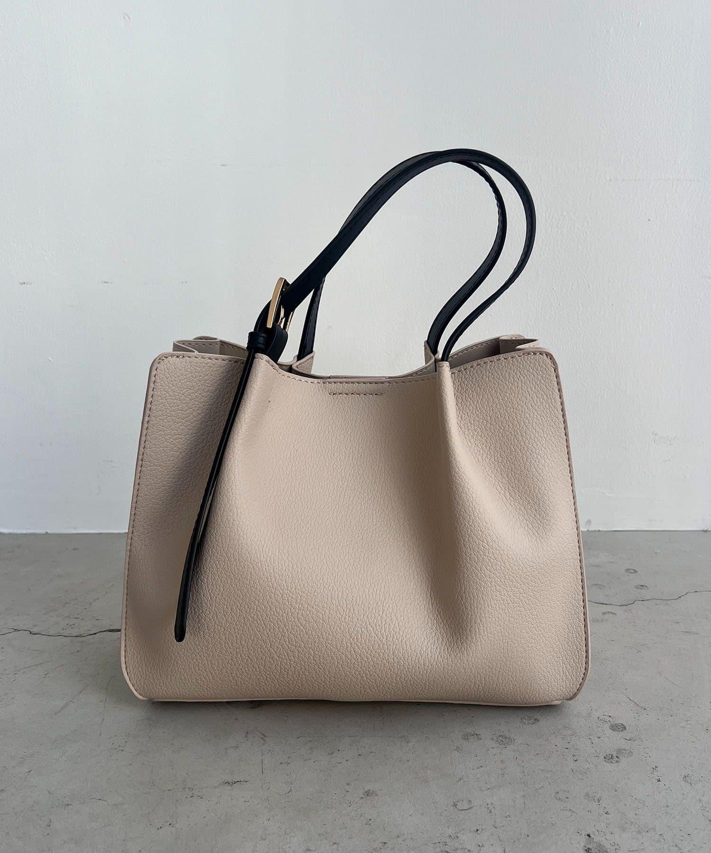 【迷你包SET】2件套褶皺手提包