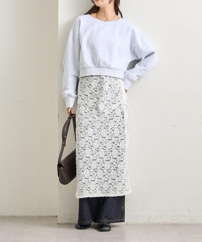 點綴刺繡短款衛衣