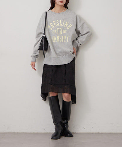 刺繡下襬半身裙