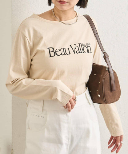 彩色小標誌長袖T恤