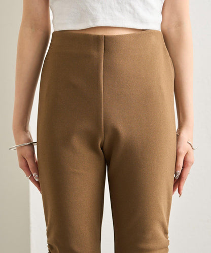 下襬褶皺騎行褲