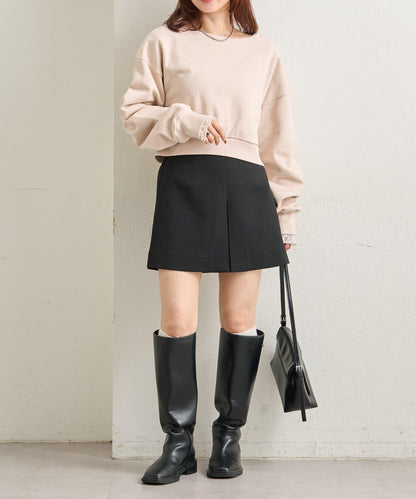 點綴刺繡短款衛衣