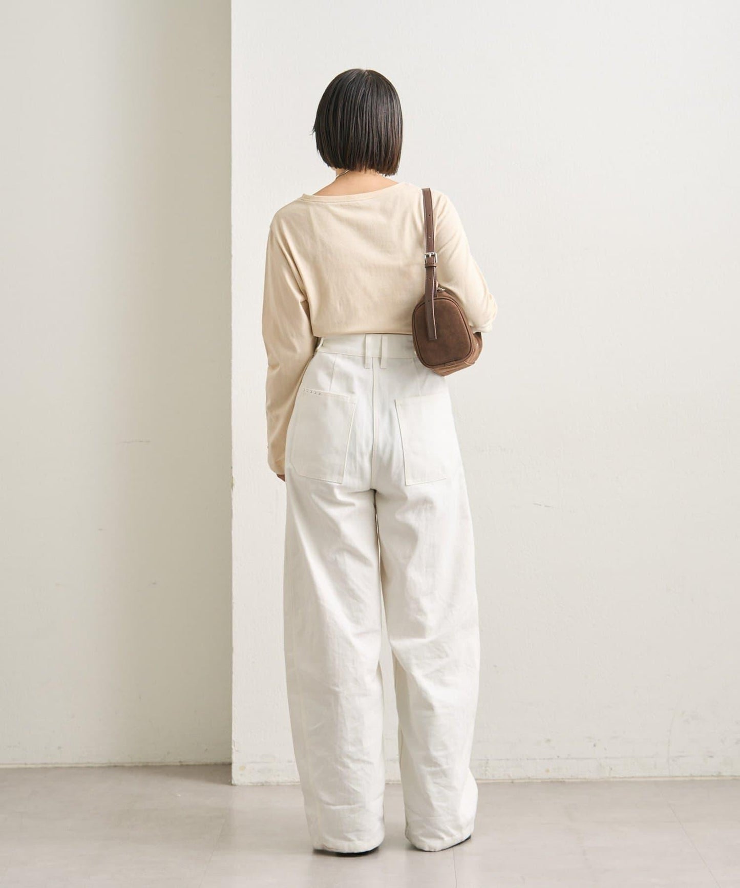 彩色小標誌長袖T恤