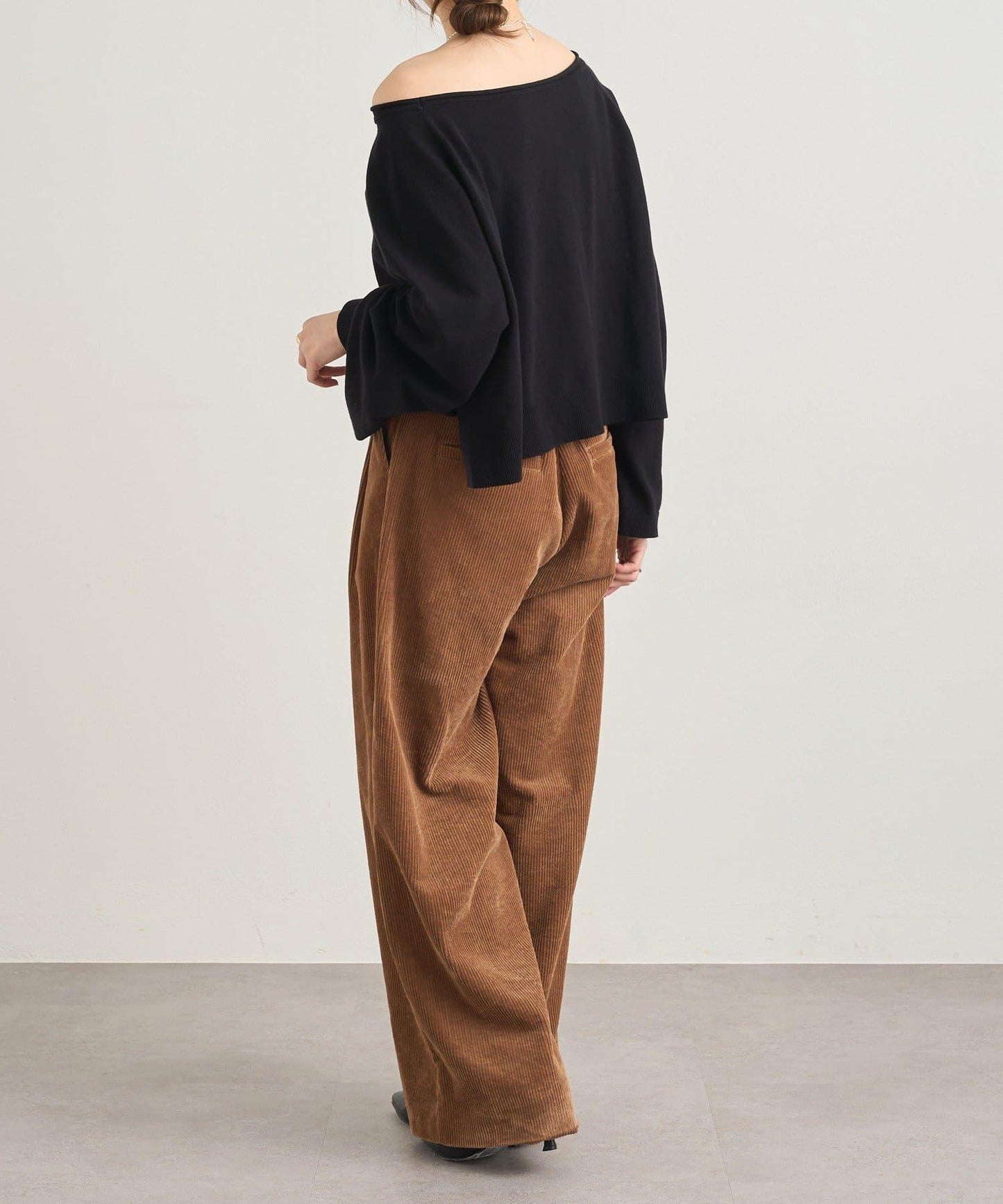 【SHENERY】燈芯絨寬腿褲