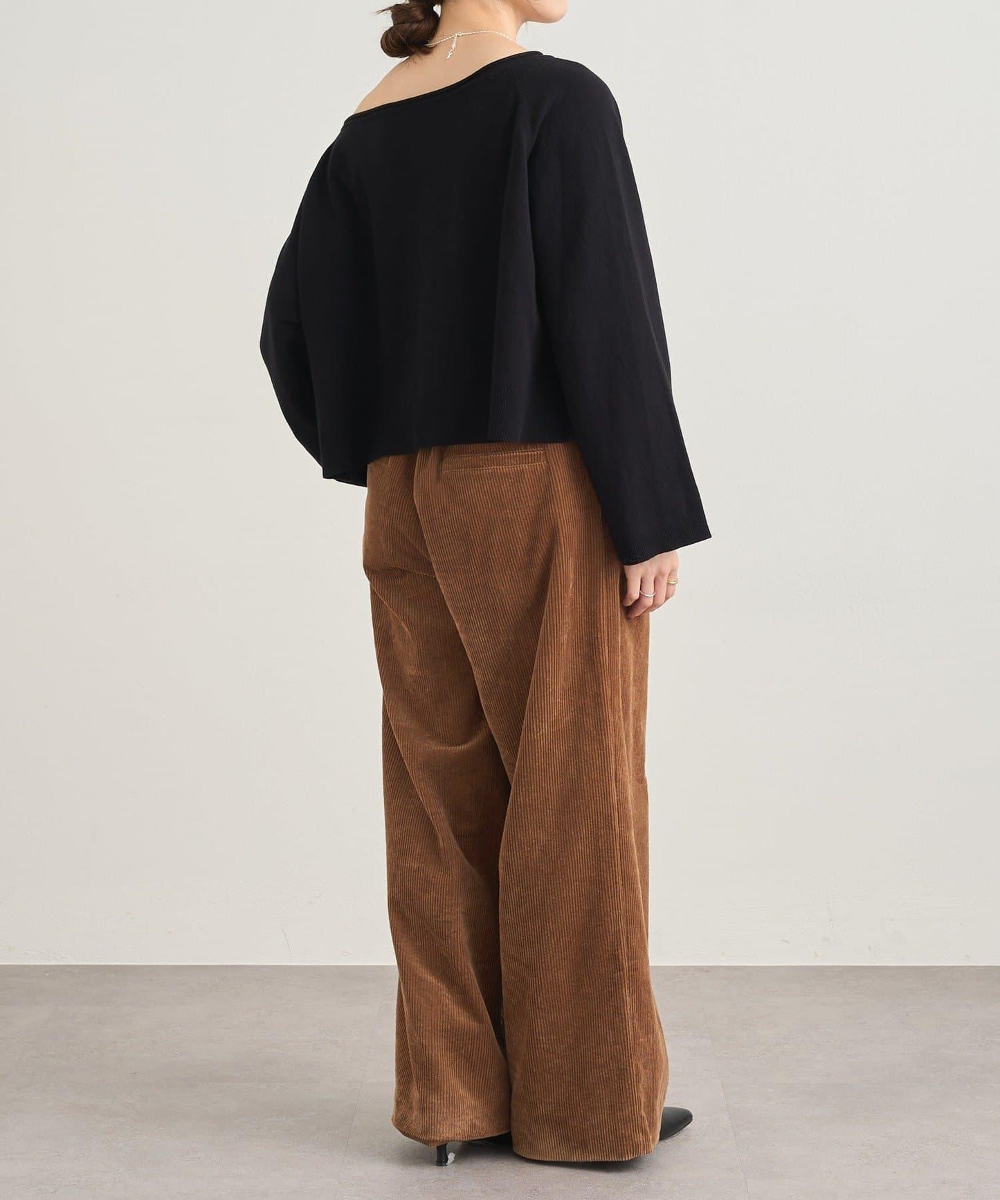 【SHENERY】燈芯絨寬腿褲