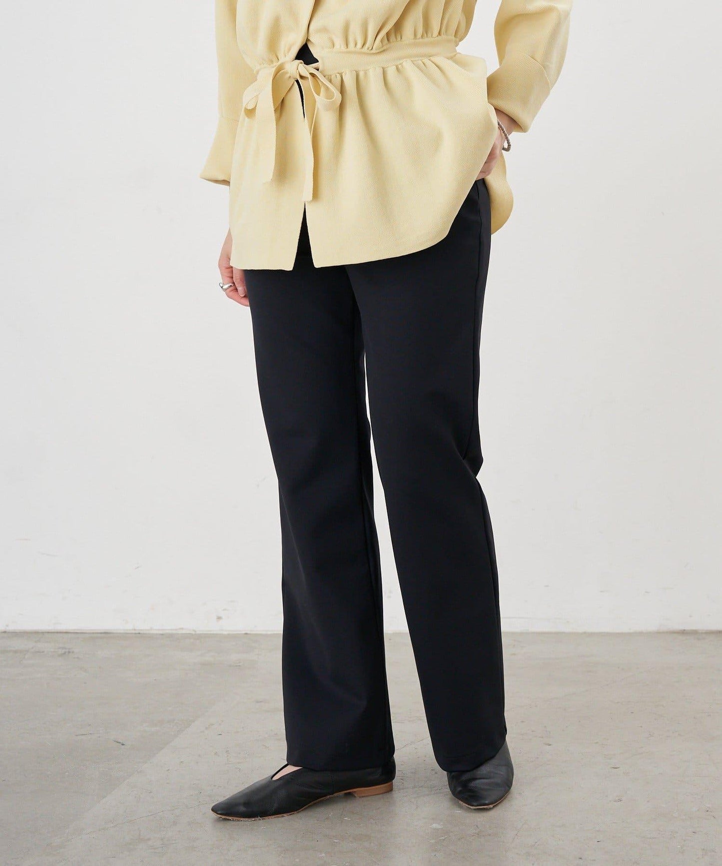 【26SS】修身針織長褲