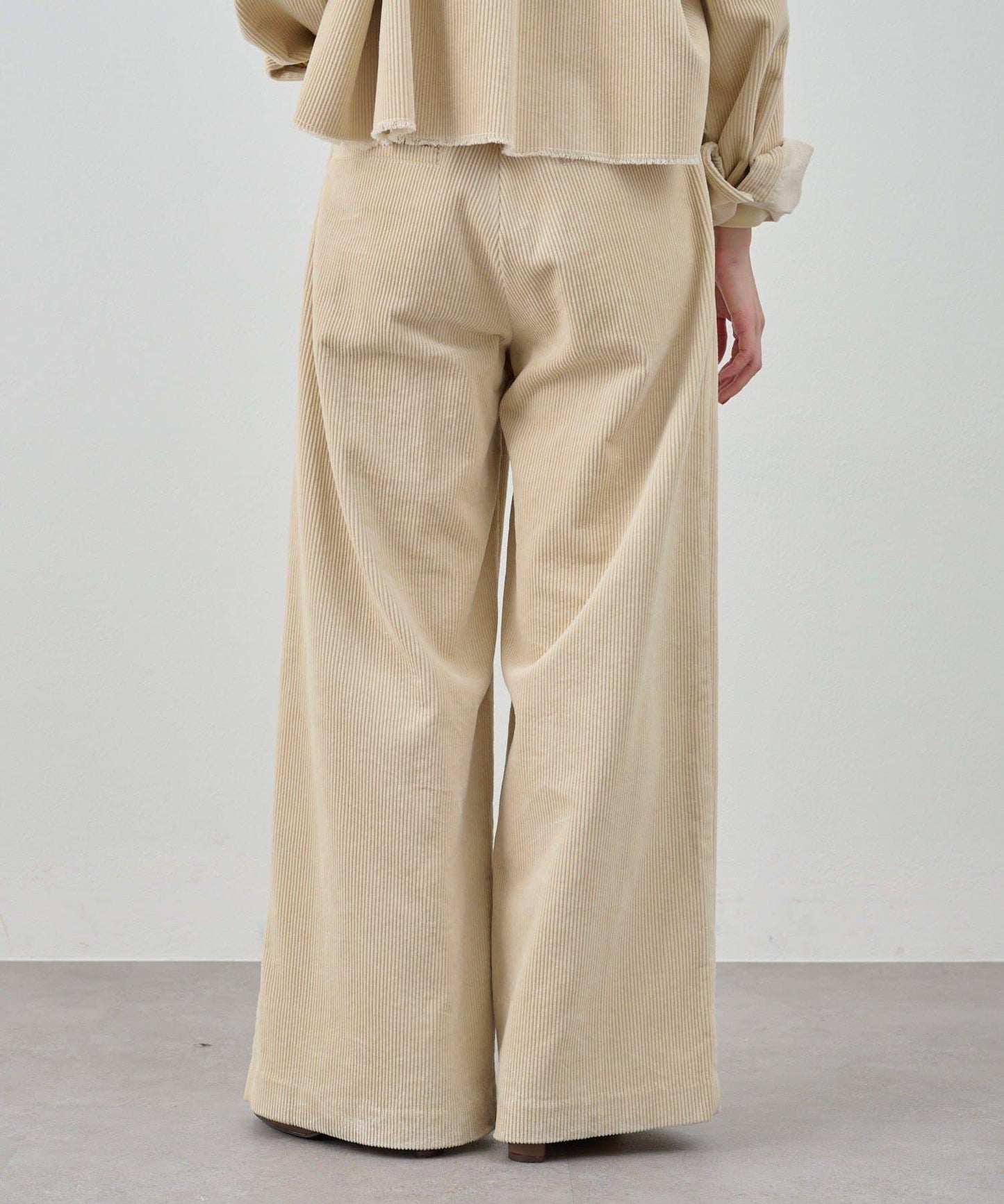 【SHENERY】燈芯絨寬腿褲