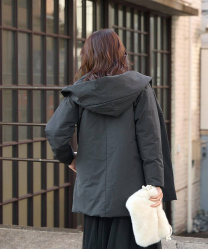 《上品顯瘦◎》啞光絎縫長款羽絨服