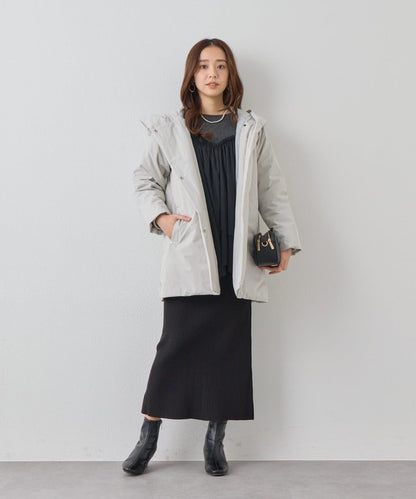 《上品顯瘦◎》啞光絎縫長款羽絨服