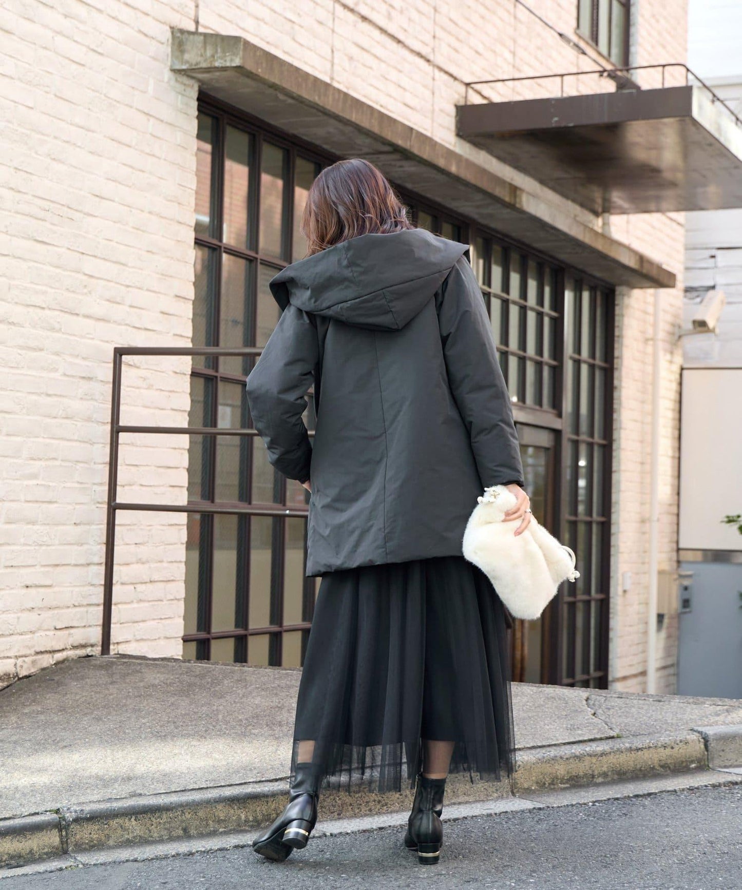 《上品顯瘦◎》啞光絎縫長款羽絨服