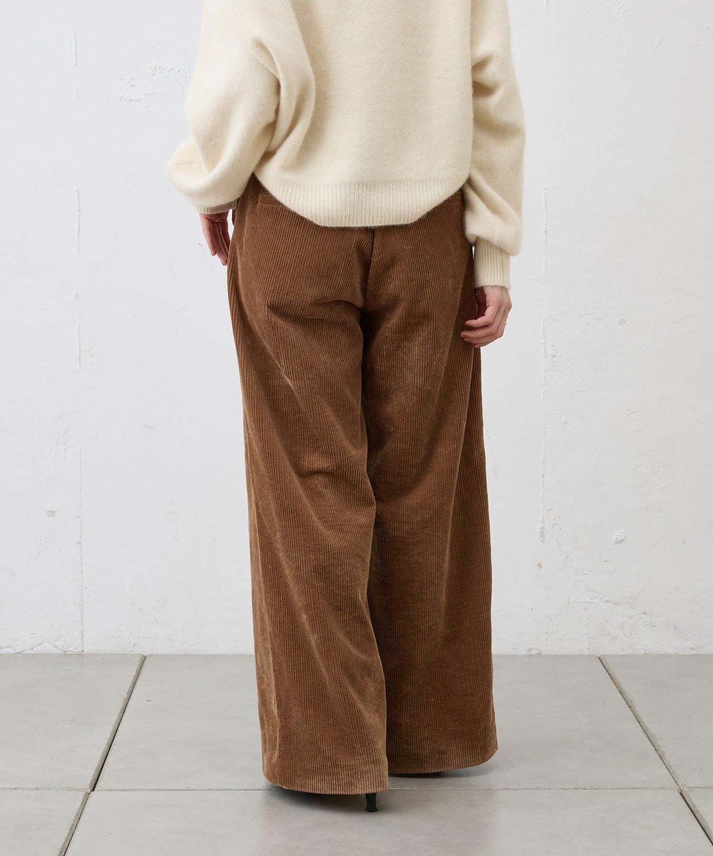 【SHENERY】燈芯絨寬腿褲