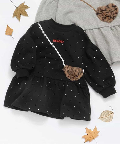 愛心單肩包連衣裙