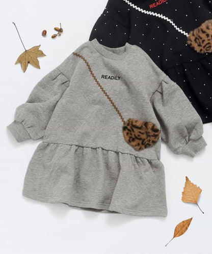 愛心單肩包連衣裙