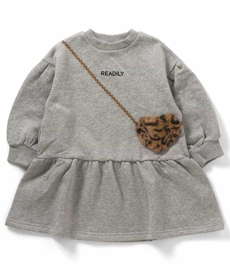 愛心單肩包連衣裙