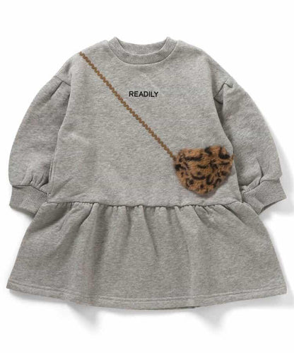 愛心單肩包連衣裙