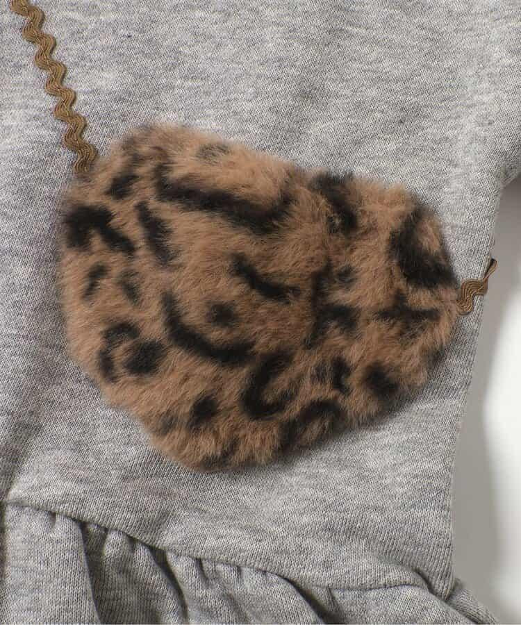 愛心單肩包連衣裙