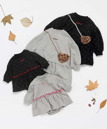 愛心單肩包連衣裙