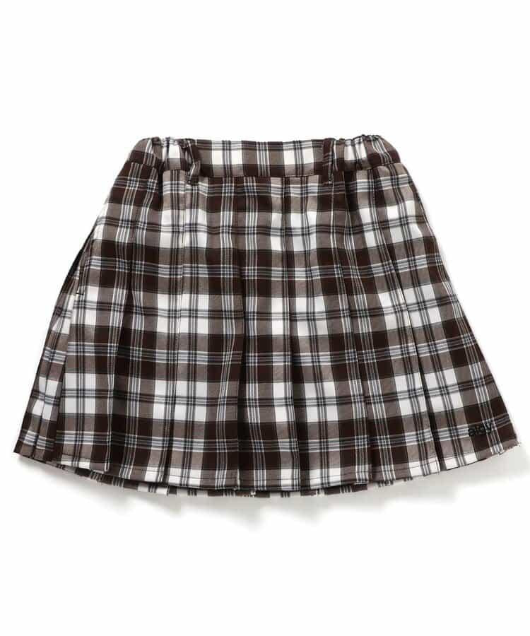 加絨內襯百褶裙褲